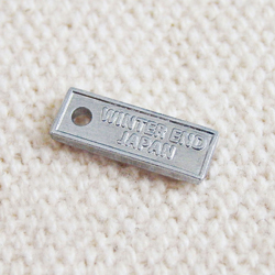 アクセサリープレート　ブランドプレート　WINTAR END JAPAN 様　アルミ製／素材無垢／金型刻印