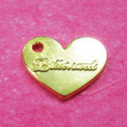 アクセサリープレート　ブランドプレート　Bittersweet 様　真鍮製／光沢金メッキ／金型刻印