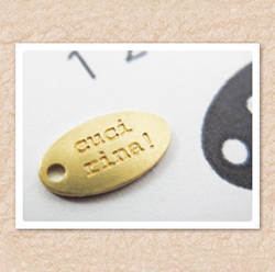 アクセサリープレート　ブランドプレート　製作実績