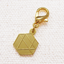 アクセサリープレート　ブランドプレート　ウェブマガジン「毎日、文房具。」様　真鍮製／素材無垢／金型刻印