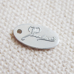 アクセサリープレート　ブランドプレート　makaris 様　SILVER925製／素材無垢／金型刻印