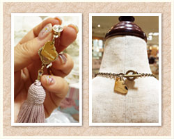 アクセサリープレート　ブランドプレート　ＳＴＵＤＩＯじゅえる様　真鍮製／光沢金メッキ／金型刻印