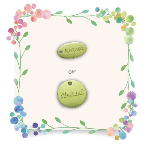 アクセサリープレート　ブランドプレート　製品サンプル　sample 01　金型刻印　真鍮 無垢